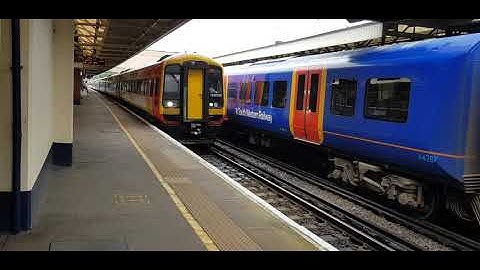 Here is the Class 159 And the class 158 in Woking Train station