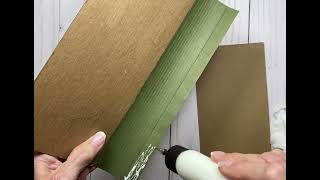 Process Video Part 3:  Junk Mail Envelope NO Sew Signature     adding the Cover