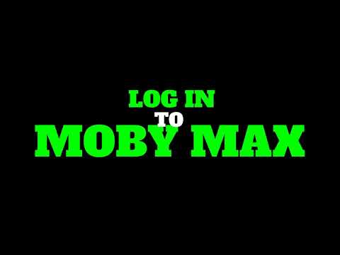 Moby Max - How to login to Moby Max