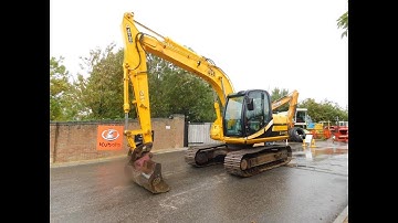 JCB JS130 EXCAVATOR WALKROUND VIDEO