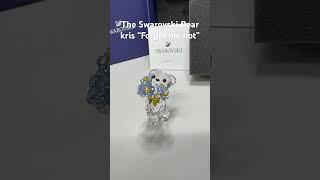 The Swarovski Bear kris “Forget me not” 5427993 #swarovski