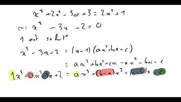Maths TSI1 Chapitre 1   Equations du second et troisième degré