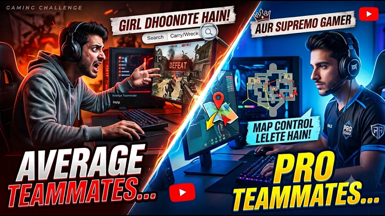 Average Teammates GIRL Dhoondte Hain , Pro Teammates Map Control | DAY -88 #bgmi #bgmilive