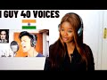 1 GUY 40 VOICES  ( WITH MUSIC ) | Part 2 | Aksh Baghla ( REACTION )