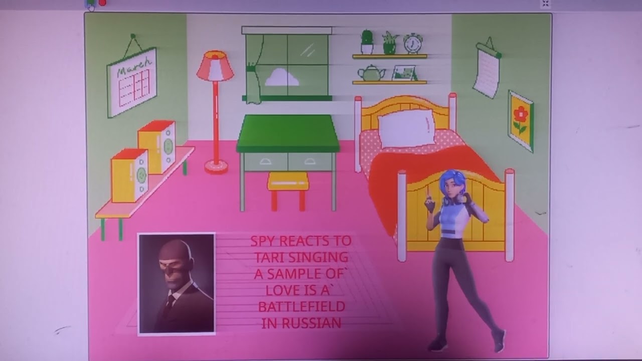 Spy Reacts to Tari Singing a Sample of Love is a Battlefield in Russian
