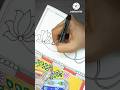 How to Draw Madhubani Art ♥️✨️ #shorts #art #madhubanipainting