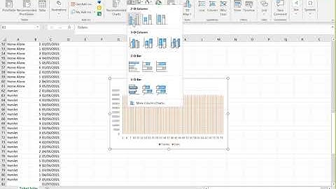 MS Excel tutorial video on aggregating\summarising data for graphs