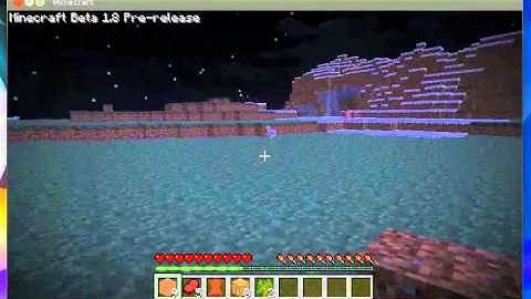 Minecraft screen recorder test on Ubuntu