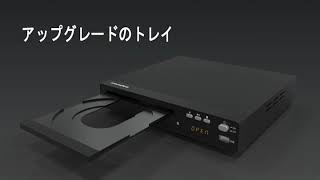 Sandoo DVDプレーヤー、1080P DVD/CD再生専用、合金材料外郭リモコン、 TV用全地域DVD CD /ディスクプレーヤー、リージョンフリー、HDMI / AV出力付き、HDMI