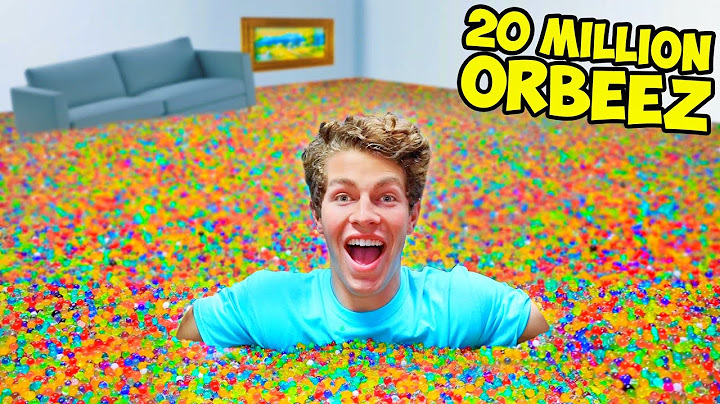 FILLING MY ENTIRE HOUSE WITH 20 MILLION ORBEEZ!