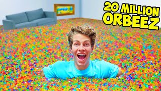 FILLING MY ENTIRE HOUSE WITH 20 MILLION ORBEEZ! screenshot 5