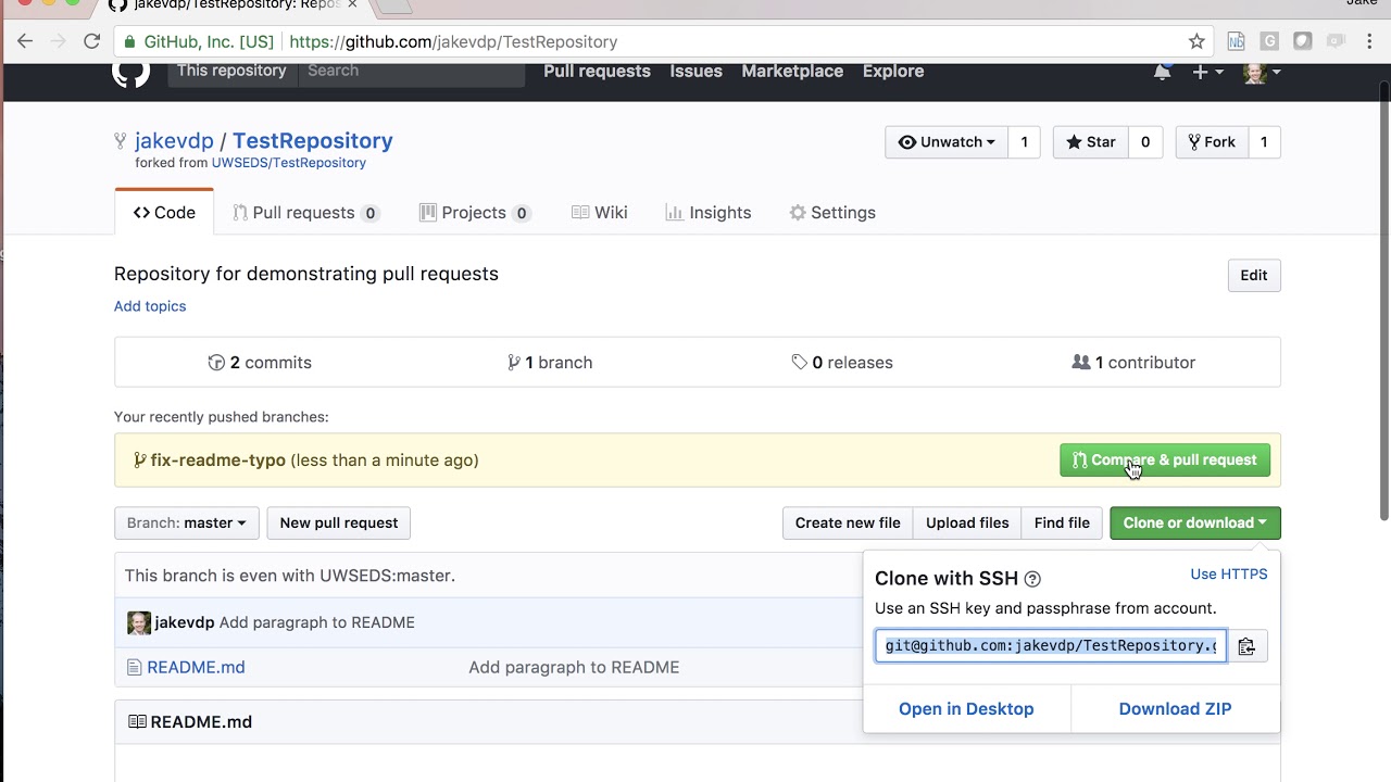 Creating A Simple Github Pull Request