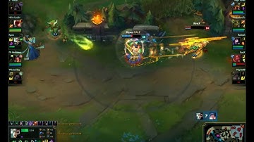 Riven Play l 1v4 Quadra Kill