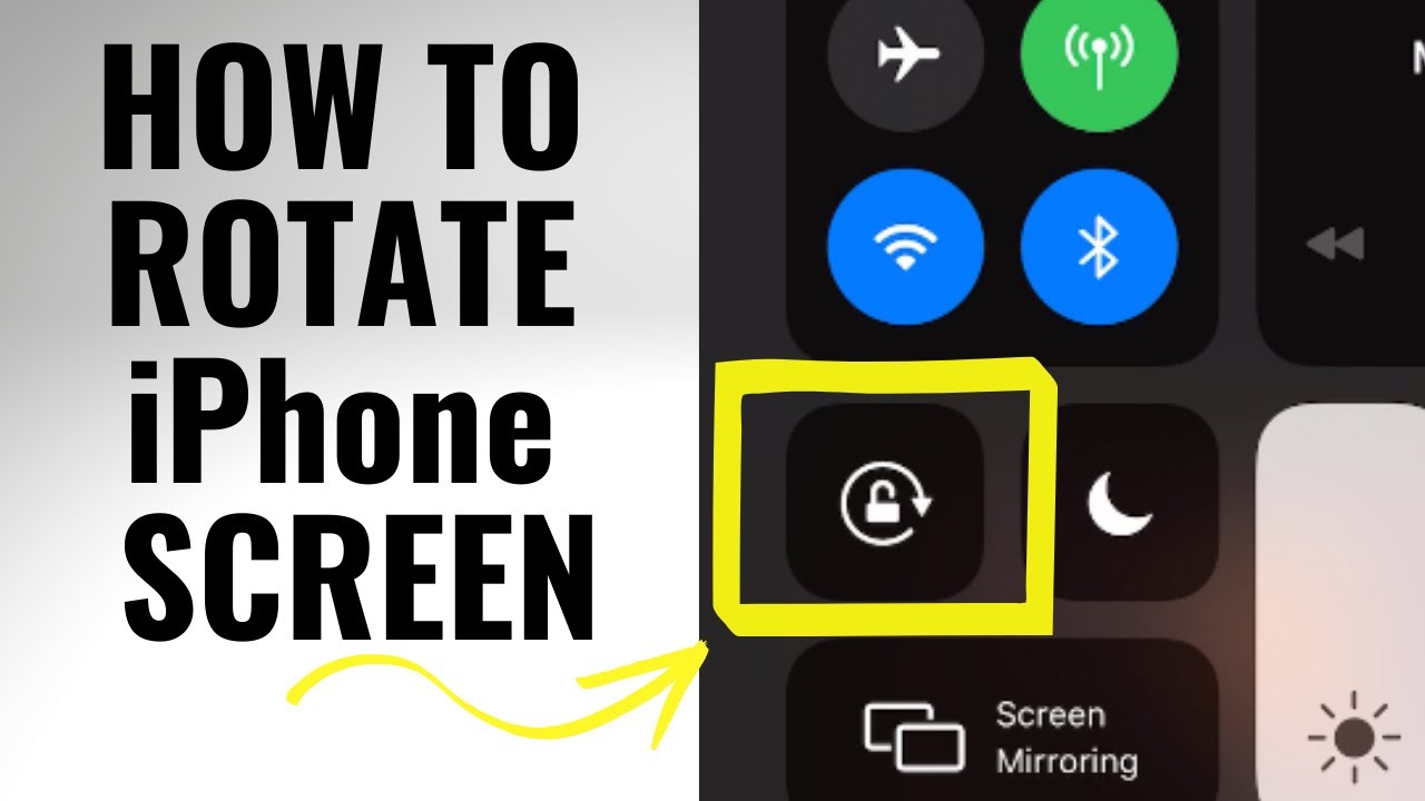 How Do I Get My iPhone Screen to Rotate