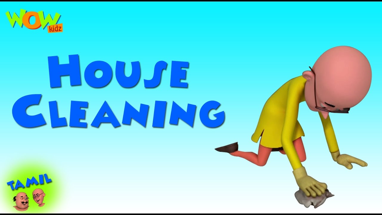 House Cleaning   Motu Patlu in Tamil   3D    As seen on Nickelodeon