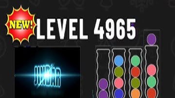 BALL Sort Puzzle Level 4965