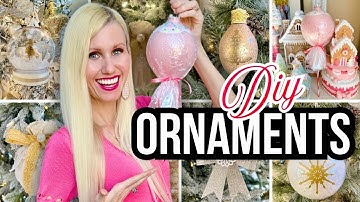 *DIY CHRISTMAS ORNAMENTS* THAT LOOK EXPENSIVE But AREN