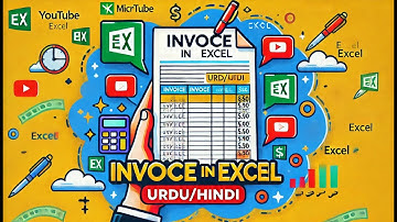 How to Make an Invoice in Excel | Create a Bill in Excel (Urdu/Hindi Tutorial)