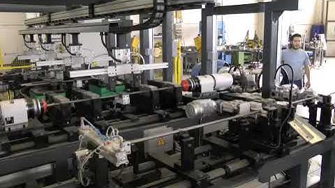 Transfer line for tube bed parts