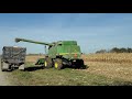 John Deere 9500 shelling corn 2019 harvest in Missouri