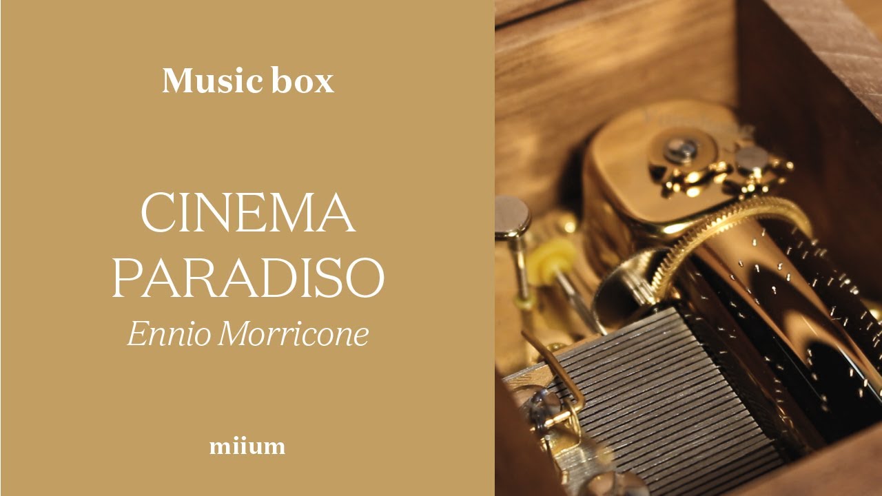 Cinema Paradiso - Ennio Morricone | 30 Notes Wind-Up Music Box