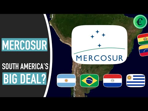 Video: MERCOSUR: participating countries, list of states