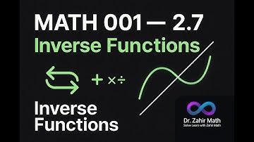 MATH 001- 2.7 - Module 3 - Inverse functies