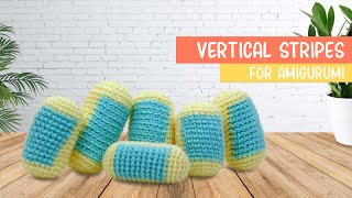 Amigurumi Tutorial: Vertical stripes and why your crochet stitches slant