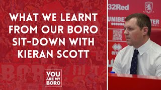 What we learnt from our Boro sit-down with Kieran Scott