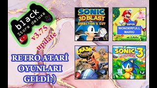 [PS3] BLACK STORE v3.75 UPDATE ÇIKTI. RETRO OYUNLARI GELDİ:) SUPER MARIO - SONIC - PS3 KIRMA