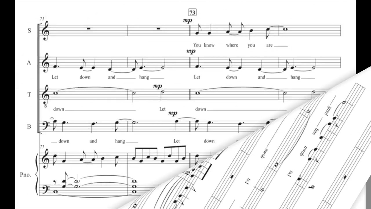 Let Down (Radiohead) choral arrangement 