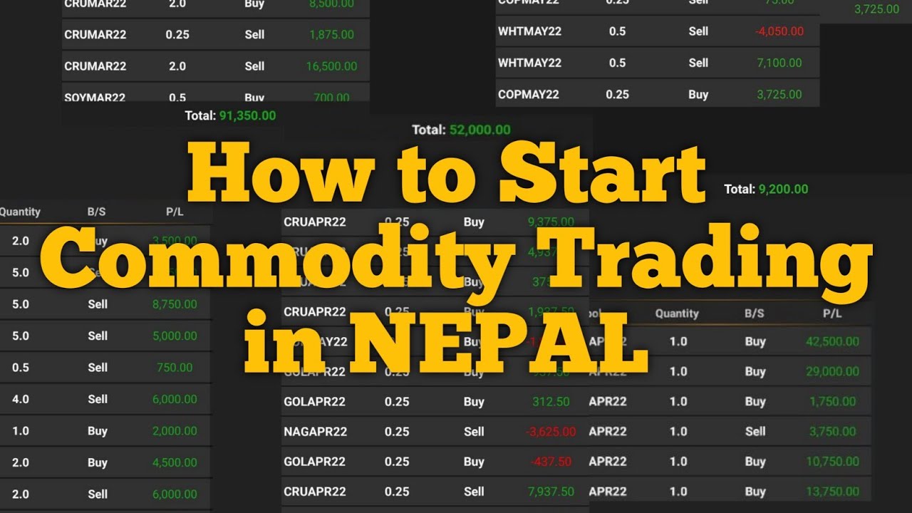How to Start Commodity Trading in Nepal Commodity Market Nepal YouTube