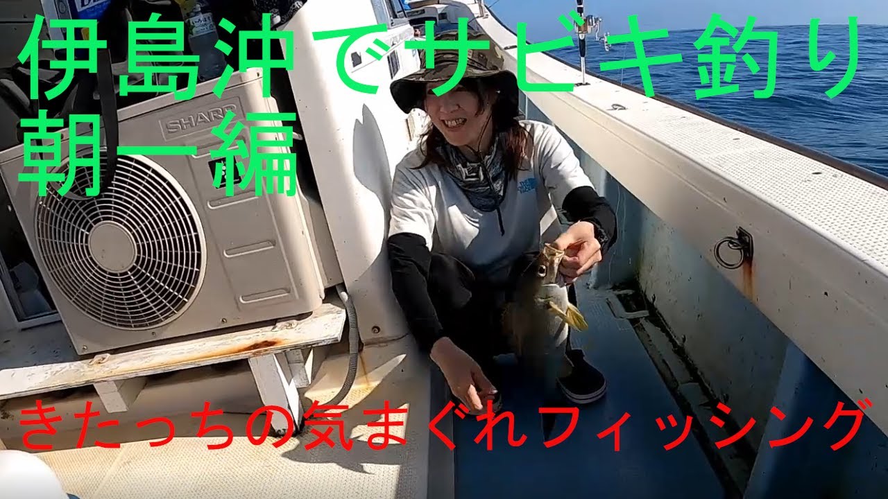 徳島県伊島沖のサビキ釣り 朝一編 Youtube