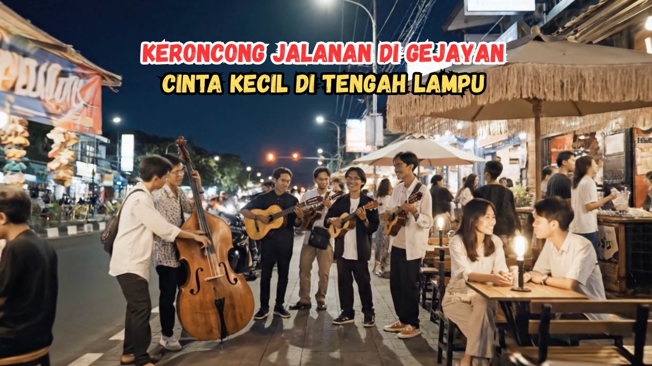 Keroncong Jalanan di Gejayan – Cinta Kecil di Tengah Lampu