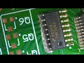 Soldering a tiny SMD chip with paste and hot air