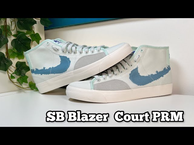 Nike SB Blazer Court Mid Premium Review& On foot - YouTube