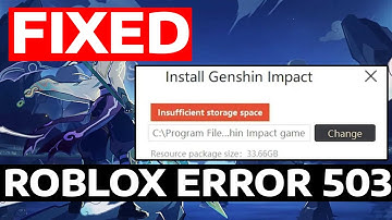 How To Fix Genshin Impact Insufficient Space on Disk Insufficient Storage Space in Windows