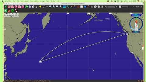 Great Circle vs Rhumb Line Routes