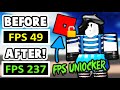 Fixing LAG ON ANY ROBLOX GAME! (Remove 60 FPS CAP) FPS UNLOCKER!