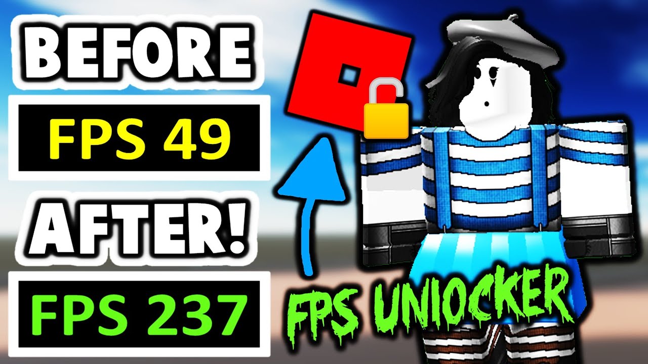 Fixing Lag On Any Roblox Game Remove 60 Fps Cap Fps Unlocker Youtube - roblox fps cap remover