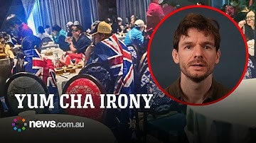 Truth behind anti-immigration protesters Yum Cha picture