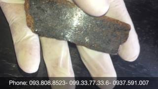THIÊN THẠCH VIETNAM ( VIETNAM METEORITES ) SERI 4 - mesosiderite cuting