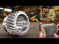 “Turning Scrap Shaft into Brand New Bulldozer Gear | Amazing Restoration Work”
