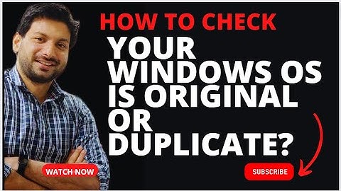 How to Check your Windows OS  is Original or Duplicate? | Genuine Windows 10 or 11 Os or not?