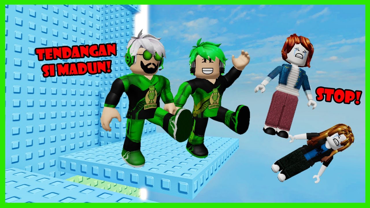 Darlung & Wak Darlung Usilin Tendang Semua Orang Di Troll Player Tower Roblox