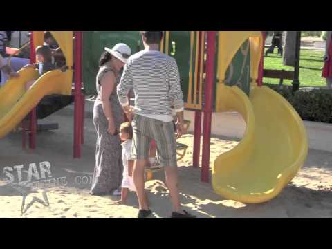 Kourtney Kardashian and Scott Disick Play With Mason At The Park
