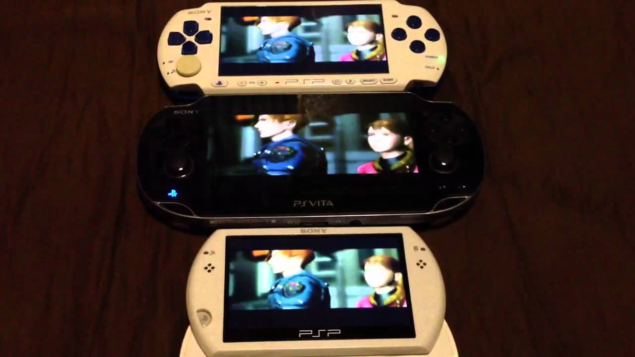 Psvita Psp3000 Pspgo アーカイブス比較 Youtube