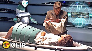 The Birth of Leia & Luke Skywalker Scene | Star Wars Revenge of the Sith (2005) Movie Clip HD 4K