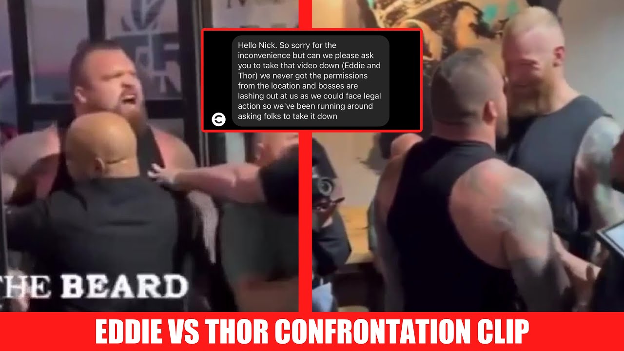 Why I removed the Eddie Vs Thor Confrontation Clip...