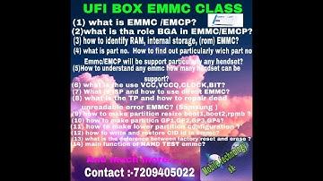 HOW to use SPD factory image file (PAC file) in UFI EMMC tool